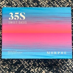 Morphe 35S Sweet Oasis Eyeshadow Palette - Blue, Pink, Orange